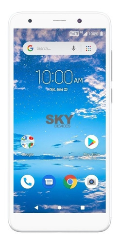 Sky Devices Elite B55 Dual SIM 16 GB  silver 1 GB RAM