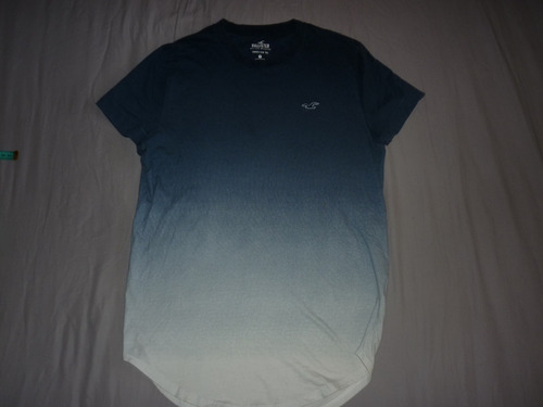 E Remera Hollister Algodon Talle S Azul Art 20981