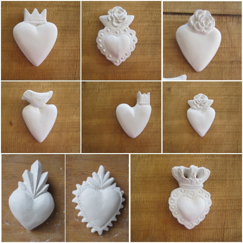 Imagen 1 de 10 de Pack De Figuras De Yeso - Sin Pintar
