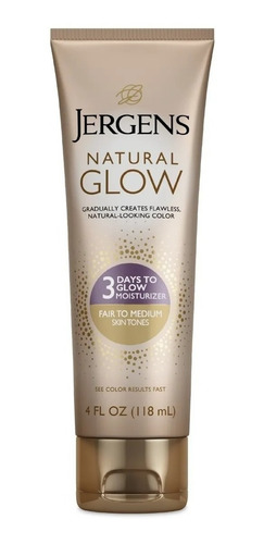 Autobronceante Crema Jergens Natural Glow Brillo En 3 Dias