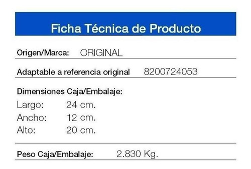 Imagen 2 de 10 de Crique Renault Kangoo 2008 Hasta 2017 Tuerca 17 Mm.