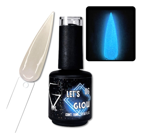 Let's Glow Gel 15ml Color No. 06 Light Blue