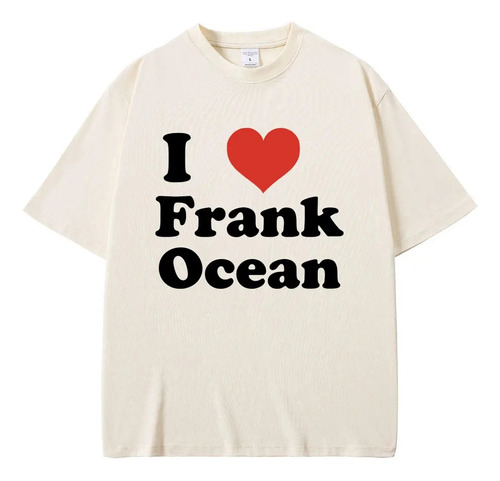 Camiseta Gráfica De Manga Corta Love Frank Ocean