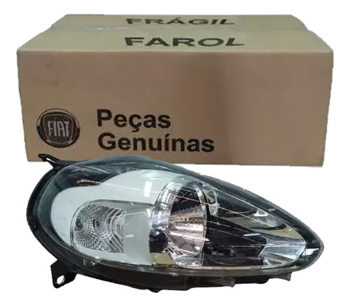 Faro Optica Delantera Derecha Fiat Nuevo Punto Original