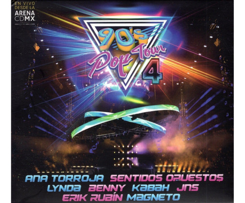 90's Pop Tour Volumen 4 / Kabah Jns Magneto 4 Cd + 2 Dvd