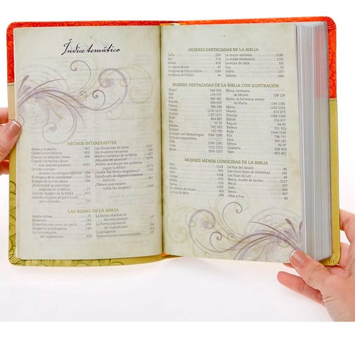 Biblia De La Mujer Reina Valera 1995 Naranja Y Verde