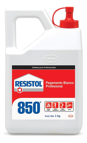 Resistol 850 Profesional Bote 1 Kilo Pegamento Blanco