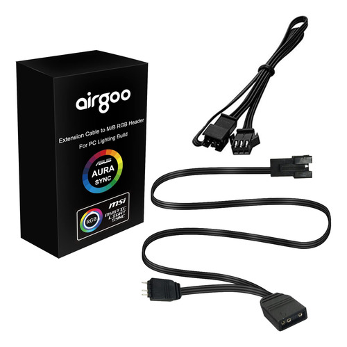 Airgoo Cable Adaptador Argb 5 V 3 Pine Para Placa Base +5v N