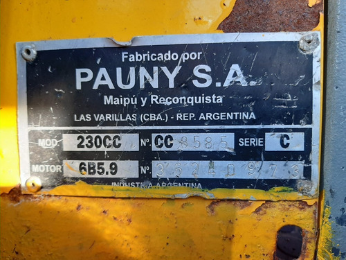 Tractor Pauny 230cc Cabina 23.1x30 (124)