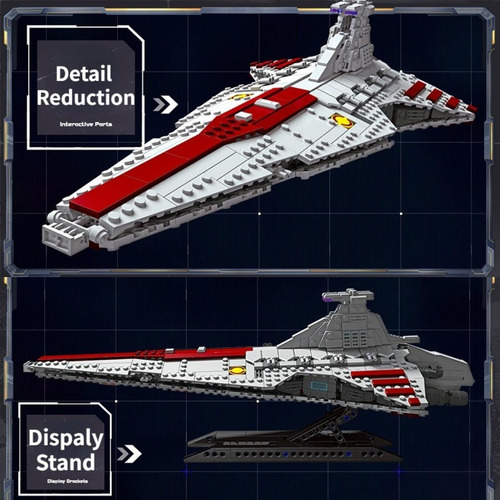 Lalakis Star Destroyer Builder Block Setsi-fi Spaceship Cons