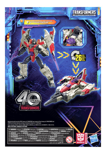 Figura Transformers Legacy Cybertron Universe Starscream