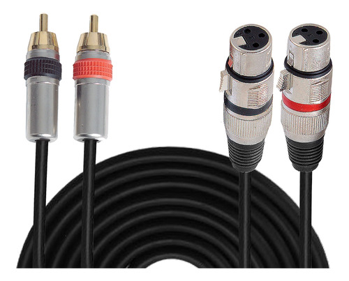 Cable De Audio Xlr Hembra A Rca Macho Pyle-pro Pprcx05