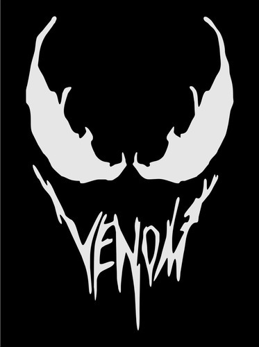 Calcomanía Venom Spiderman Marvel 18 Cm.
