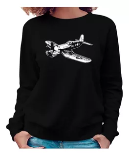 Idakoos Sudadera Mujer Ww2 Airplane