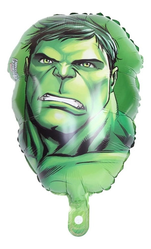 10 Globos Hulk 