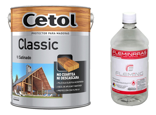 Cetol Classic Satinado 4l Protector Exterior Madera Pintumm