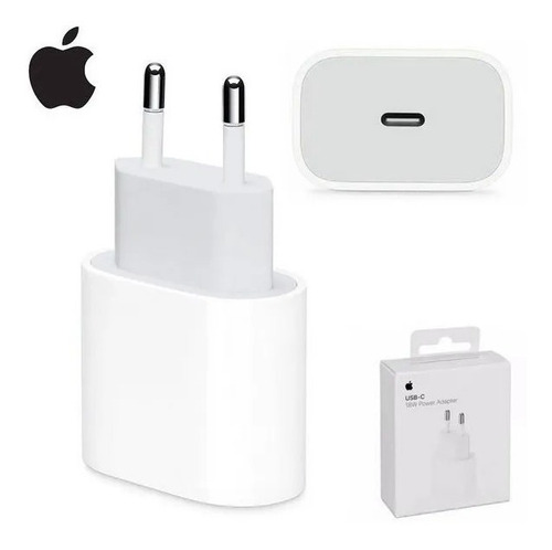 Fonte carregador Apple A2465 USB Fonte tipo C Iphone 20w Power Adapter