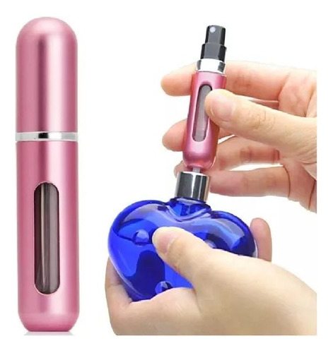 Mini Atomizador Dispensador Para Perfume Recargable Colores