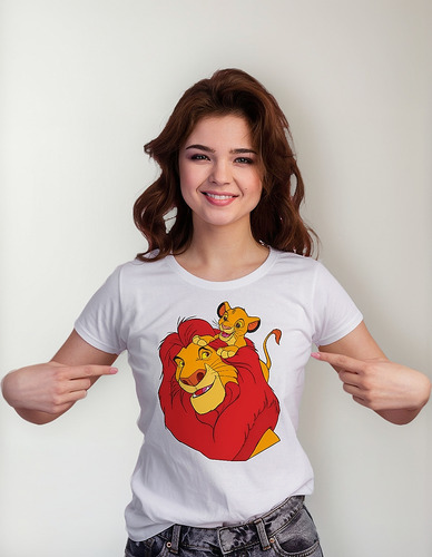 Playera Dama Jh El Rey Leon Simba P6