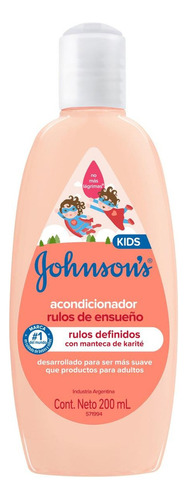 Acondicionador Johnsons Kids Rulos De Ensueño X200ml