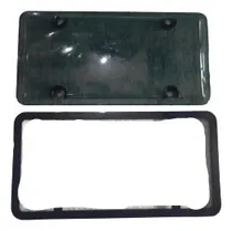 Comprar Porta Placas Ahumado Con Borde Tipo Original C\u002Fu