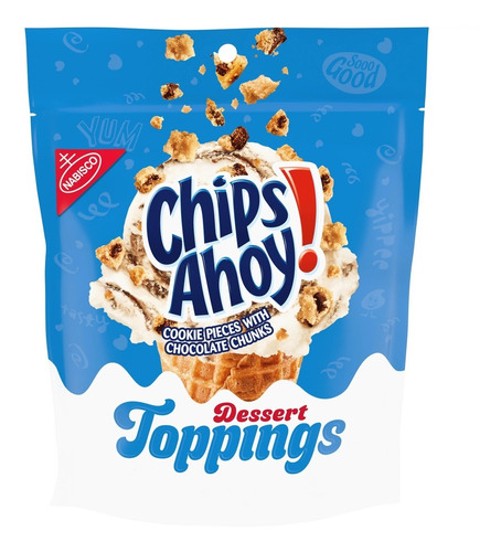 Chips Ahoy Dessert Toppings Trozos De Galleta Y Chispas 170g