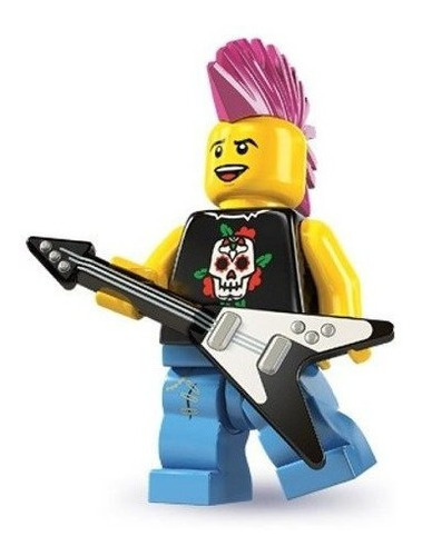 Lego Series 4 Collectible Minifigure Punk Rocker