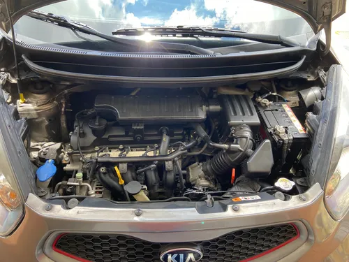Kia Picanto Ex, 2015, 1.2 Cc, Color Gris, Automático
