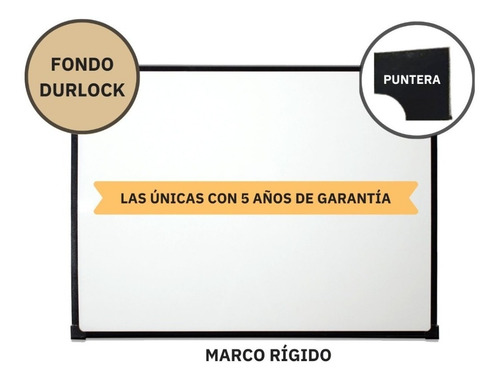Pizarra Blanca 60x80cm + Todos Los Accesorios Gratis