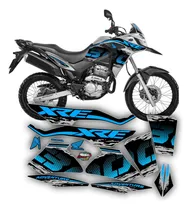 Comprar Kit Faixas Adesivos Emblemas Xre 300 2020 Adventure Prata