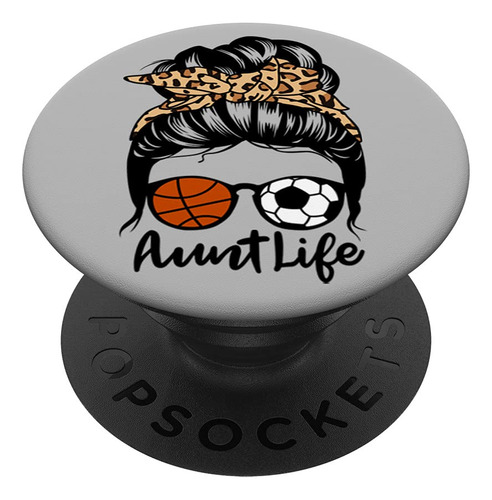 Aunt Life - Pelo Desordenado Para Mono, Divertido, Jugador D