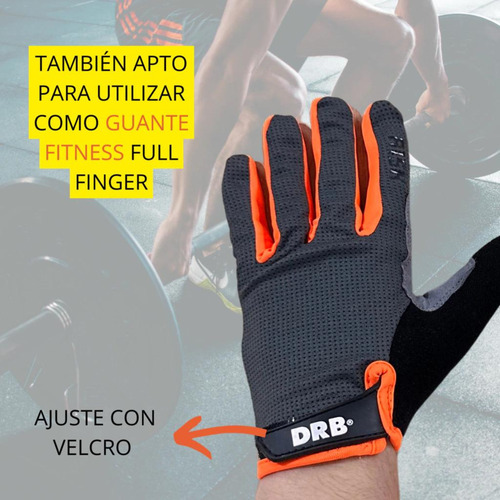 Guantes Ciclismo Hombre Dribbling Fit Risk Cortos