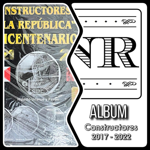 Álbum Monedas Perú - Constr. De La República - 1 Nuevo Sol