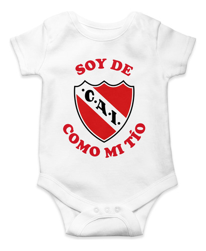 Body Para Bebé Independiente Como Mi Papá Algodón Blanco