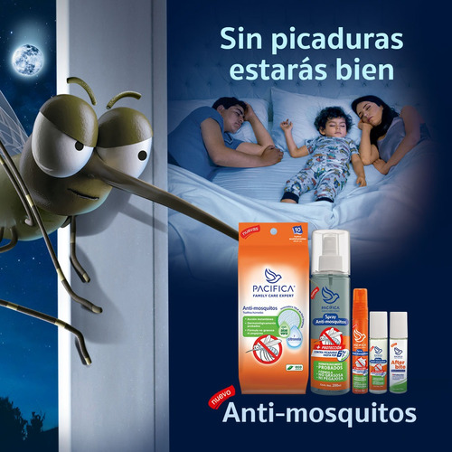 Repelente De Mosquitos Pacifica 12 Spray De 8 Ml Cada Uno