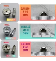 Remachadora para Ojales de Lona Nro 28 12mm Interior con Troquel Y