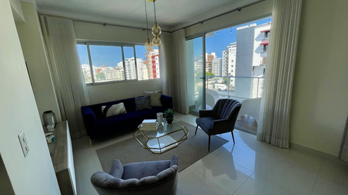 Apartamento En Alquiler Amueblado, Evaristo Morales