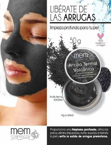 Mascarilla facial para piel MeM Arcilla Termal Volcánica 50g