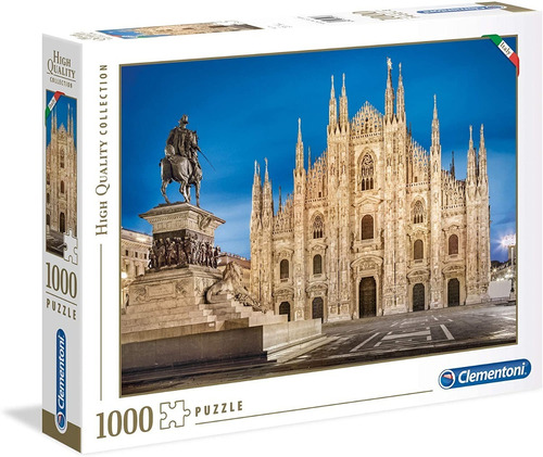 39454 Catedral Milán Italia Rompecabezas Clementoni 1000 Pza