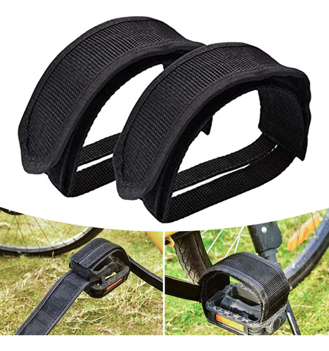 2 Correas Para Pedales De Bicicleta Cinturón 2 Piezas