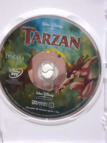 Dvd Filme Infantil T A R Z A N Vida Selvagem R. Animal (Usado)