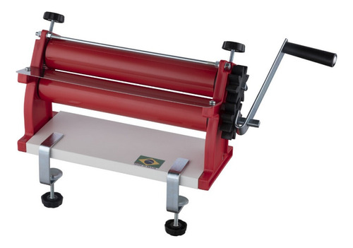 Cilindro Laminador Maxidoro 40cm Antiaderente Vermelho Malta