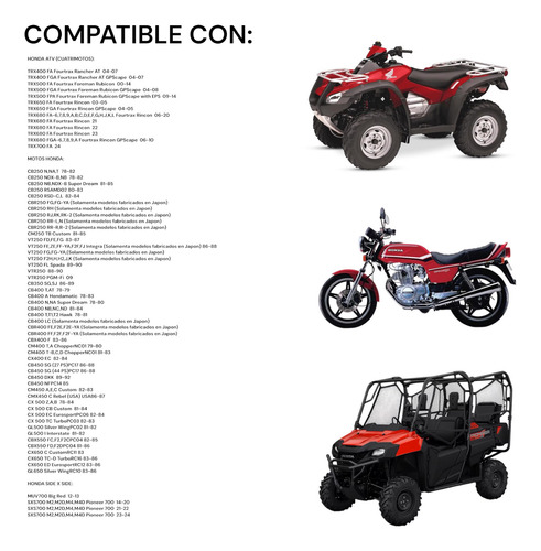 Filtro De Aceite P/ Atv Honda Trx400 Fourtrax Rancher Mtc
