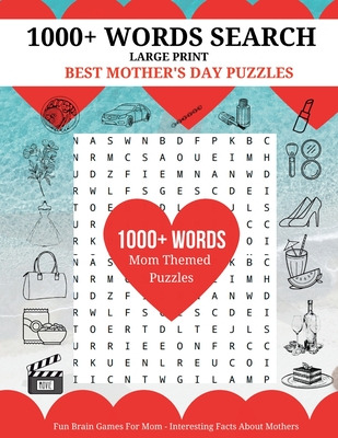 Libro 1000+ Words Search - Best Mother's Day Puzzles: Fun...