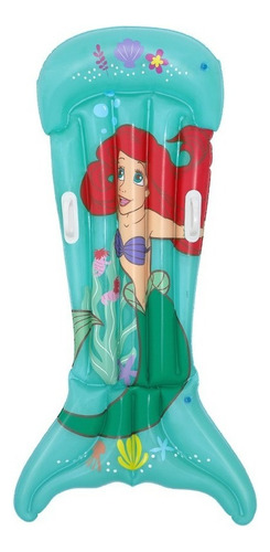 Salvavidas Cama Cola De Sirena Princesa Ariel Bestway Menta
