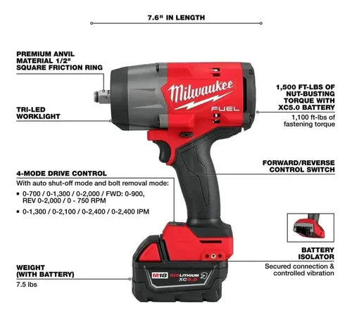 Automotive Combo Kit Milwaukee Tool 3010-22 M18 Fuel