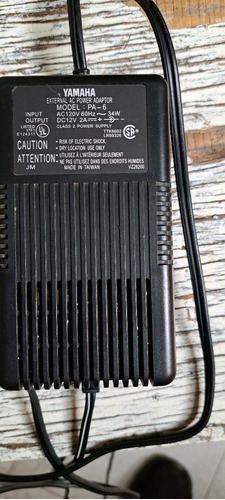 Eliminador Para Teclado Yamaha Pa6 12 Volts 2 Amperes