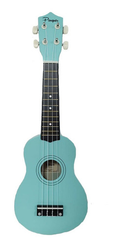 Ukelele Soprano Parquer Para Niños De Madera  Celeste Cuota