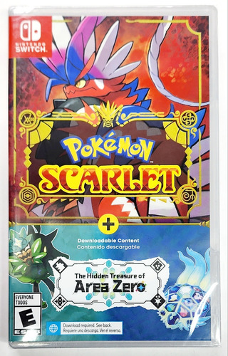 Pokémon Scarlet + The Hidden Treasure Of Area Zero Switch