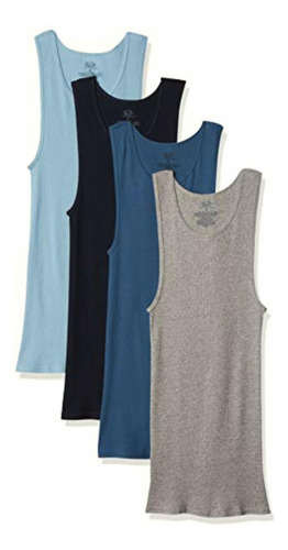 Fruit Of The Loom, Camiseta Atletica Para Hombre 4pk, S,